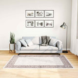 Vidaxl Teppich waschbarer Anti-Rutsch 120x180 cm Licht Beige