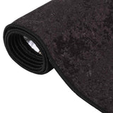 Vidaxl Teppich waschbarer Anti-Rutsch 190x300 cm Anthrazitfarben