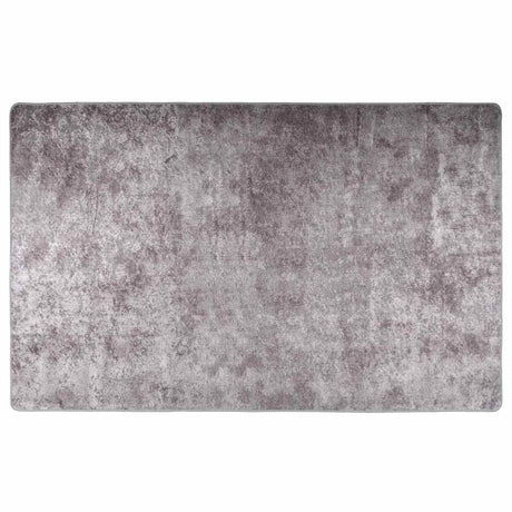 Vidaxl Teppich waschbarer Anti-Rutsch 160x230 cm Grau