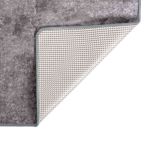 Vidaxl Teppich waschbarer Anti-Rutsch 160x230 cm Grau
