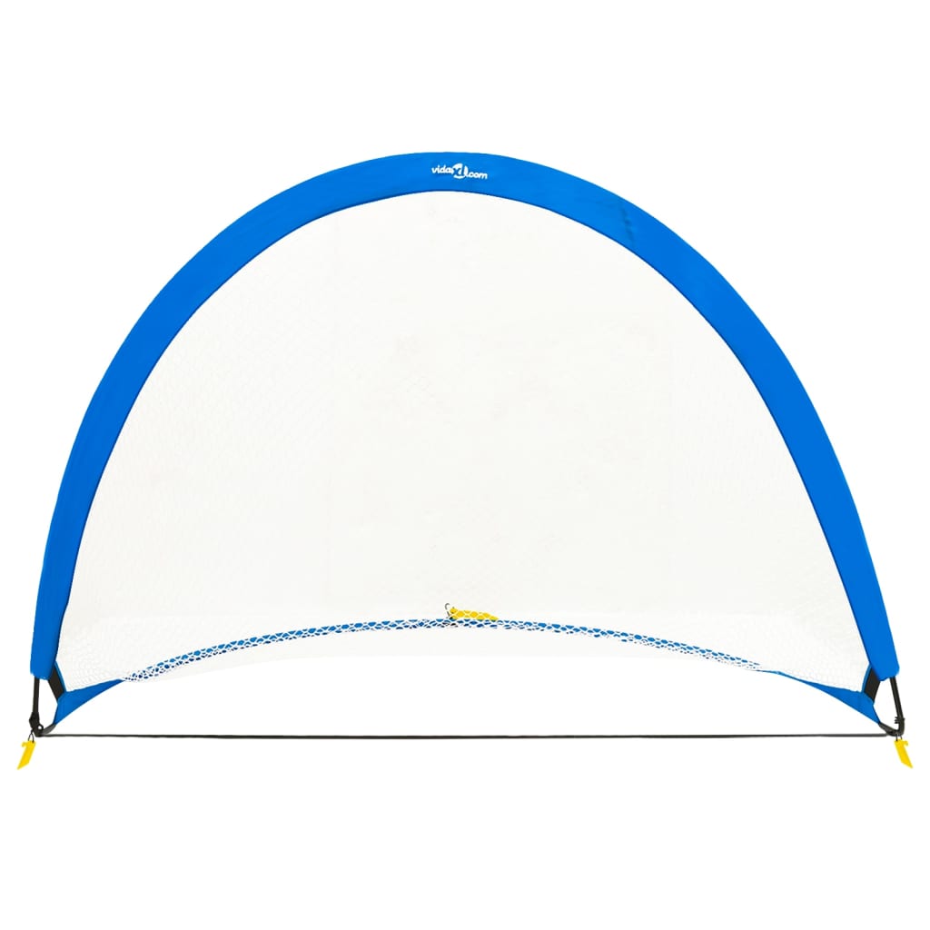 Vidaxl 2 st kindervoetbaldoelen met opbergtas 183x117,5x120,5 cm