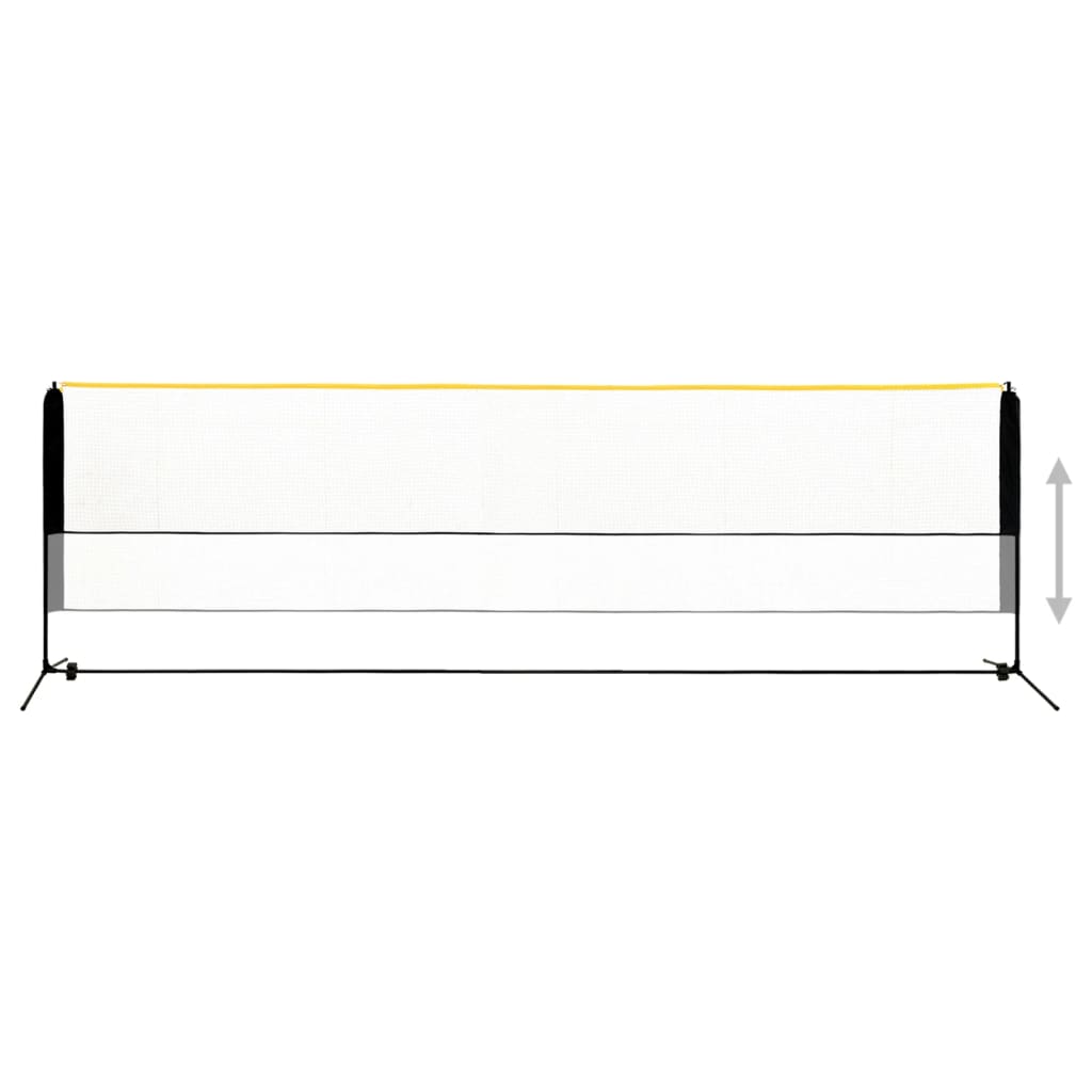 Vidaxl Badmintonnet einstellbare 500x103x94-158 cm Metall