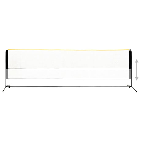 Vidaxl Badmintonnet einstellbare 500x103x94-158 cm Metall
