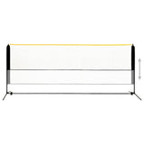 Vidaxl Badmintonnet einstellbar 400x103x94-158 cm Metall