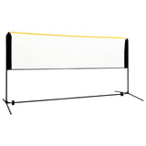 Vidaxl badmintonnet justerbar 300x103x94-158 cm metall