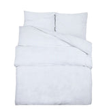Vidaxl Duvet Crossing Set Leicht 135x200 cm Mikrofaser Weiß