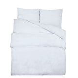 Vidaxl Duvet Overlay Set Leicht 155x220 cm Mikrofaser weiß