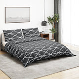 Vidaxx Bettbezug-Set 225x220 cm Baumwolle grau