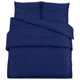 Vidaxl dekbedovertrekset 200x200 cm katoen marineblauw