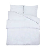 Vidaxl Duvet Crossing Set 260x240 cm Baumwoll weiß