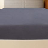 Fogli montati Vidaxl 2 St Jersey 100x200 cm Cotton Anthracite -Colored