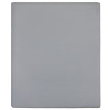 Vidaxl Foglio a monte Jersey 90x200 cm di cotone grigio