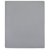 Vidaxl Foglio a monte Jersey 140x200 cm di cotone grigio