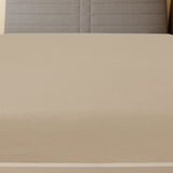 Vidaxl angepasstes Blatt -Trikot 160x200 cm Baumwolltaupe