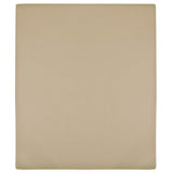 Vidaxl Foglio a monte Jersey 180x200 cm Cotton Taupe