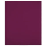 Vidaxl angepasstes Blatt Trikot 90x200 cm Baumwollbordeaux Rot