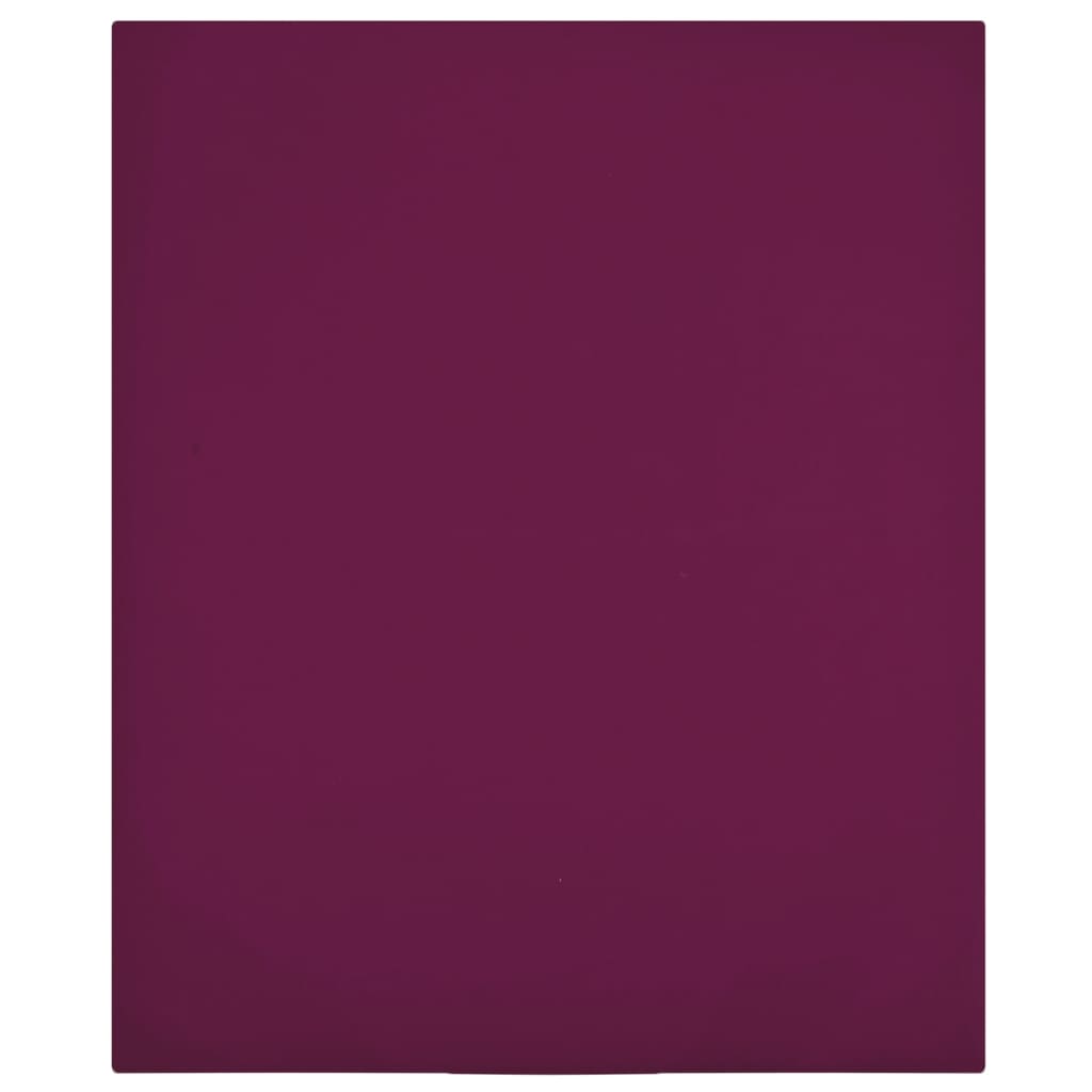 Vidaxl Foglio montante Jersey 100x200 cm Cotton Bordeaux rosso