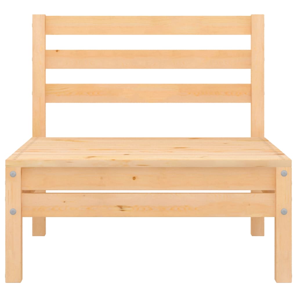 Vidaxl tuinmiddenbanken 4 st massief grenenhout