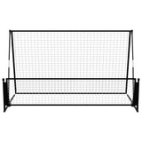 Vidaxl Football Rebounder-Fußballtor 2-in-1 202x104x120 cm Stahl