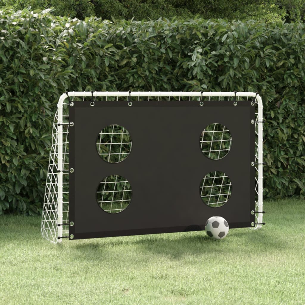 Vidaxl football target training goal 184x61x122 cm steel