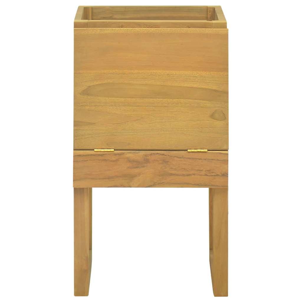 Vidaxl badkamerkast 41x40x75 cm massief teakhout