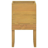 Vidaxl badkamerkast 41x40x75 cm massief teakhout