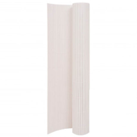 Vidaxl Gartenzäune doppelte 90 x 400 cm Weiß