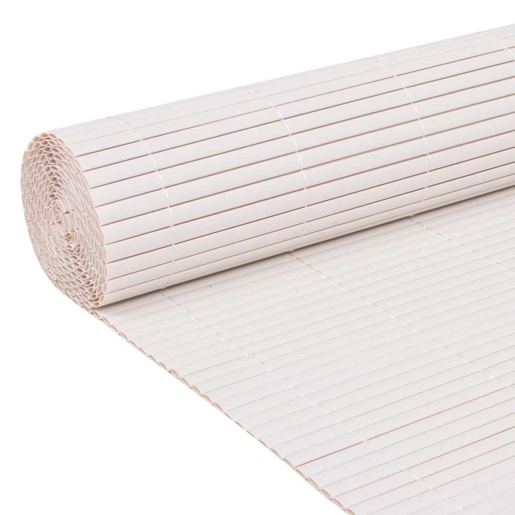 Vidaxl Gartenzäune doppelte 110 x 300 cm weiß