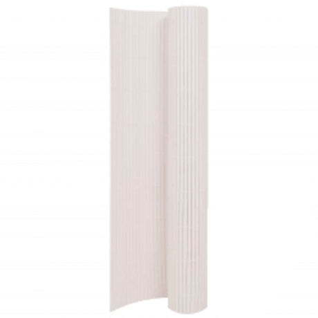 Vidaxl Gartenzäune doppelte 110 x 400 cm Weiß
