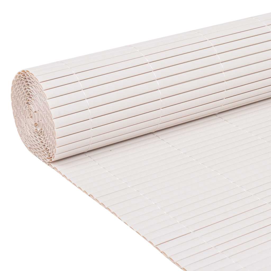 Vidaxl Gartenzäune doppelte 110 x 400 cm Weiß