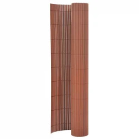 Vidaxx doppelseitiger Gartenzaun 110x400 cm braun