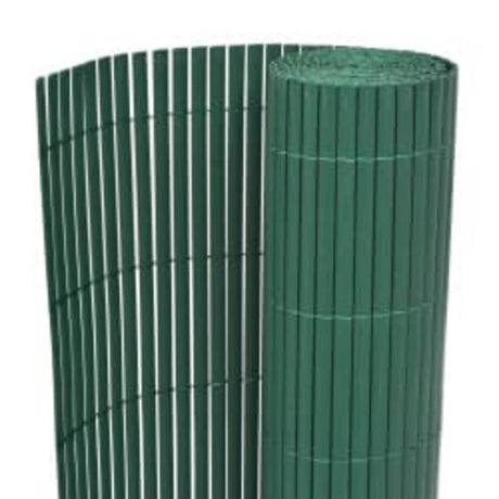 Vidaxl Gartenzäune doppelte 110 x 500 cm Grün
