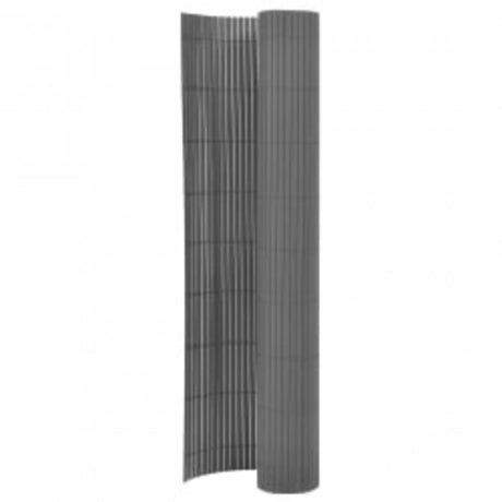 Vidaxl Gartenzäune doppelte 110 x 500 cm Grau