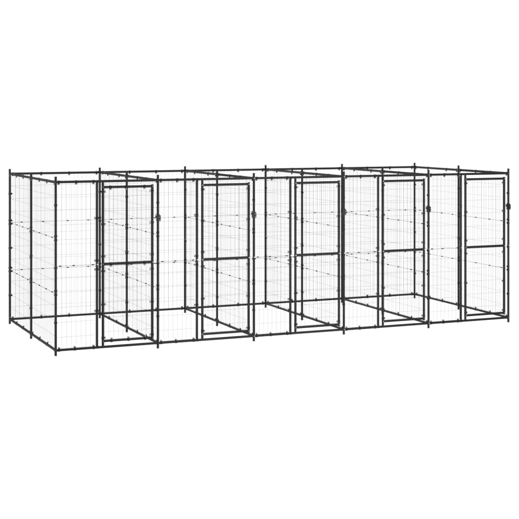 Vidaxl Hond Kennel 12.1 m²stum