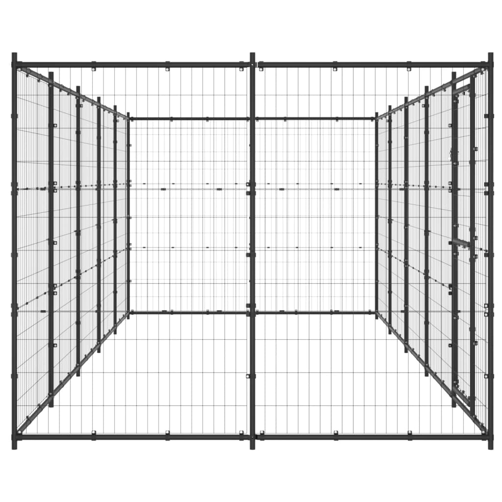 Vidaxl Hond Kennel 12.1 m²stum