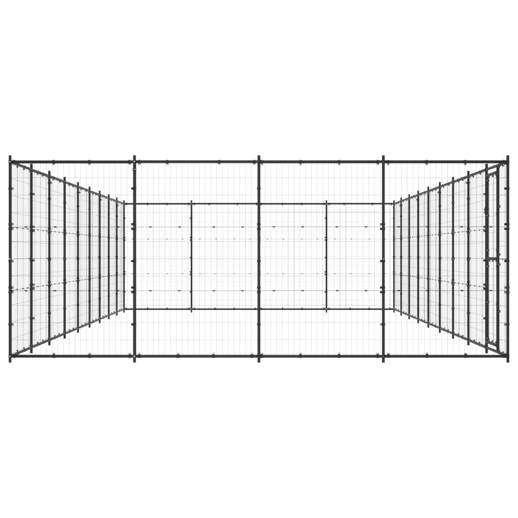 Vidaxl Dog hodera 43,56 m² stal