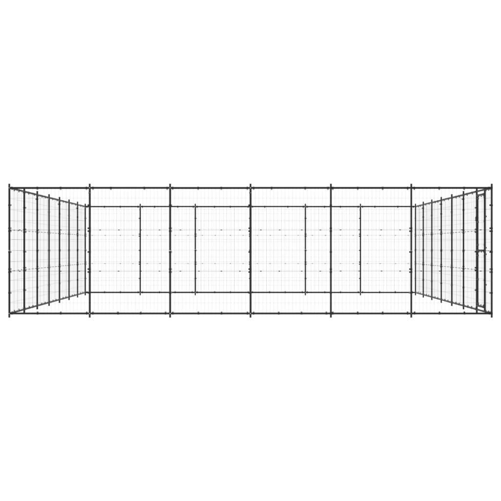 Vidaxl Dog hodera 50,82 m² stal