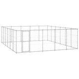 Perrera de perros vidaxl 36.3 m² de acero galvanizado