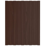 VidaXL roof panels 36 st 60x45 cm galvanized steel brown