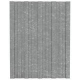 VIDAXL -Dachpaneele 36 ST 60x45 cm verzinkter Stahl Silberfarbe