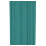 VidaXL roof panels 36 st 80x45 cm galvanized steel green