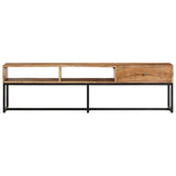 Vidaxl tv-meubel 160x30x45 cm massief acaciahout