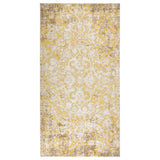 Vidaxl außerhalb des Teppichs flach gewebt 80x150 cm Gelb