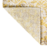 Vidaxl außerhalb des Teppichs flach gewebt 80x150 cm Gelb