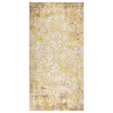 Vidaxl außerhalb des Teppichs flach gewebt 100x200 cm Gelb