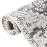 Vidaxl außerhalb des Teppichs flach -35x170 cm hellgrau