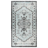 Vidaxl außerhalb des Teppichs flach -gehoben 115x170 cm Grün und grau