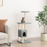 Vidaxl Cat Scratch Post avec Sisal Scratch Posts 104 cm Gris clair