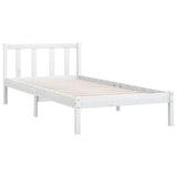 Vidaxl bedframe massief grenenhout wit 90x190 cm