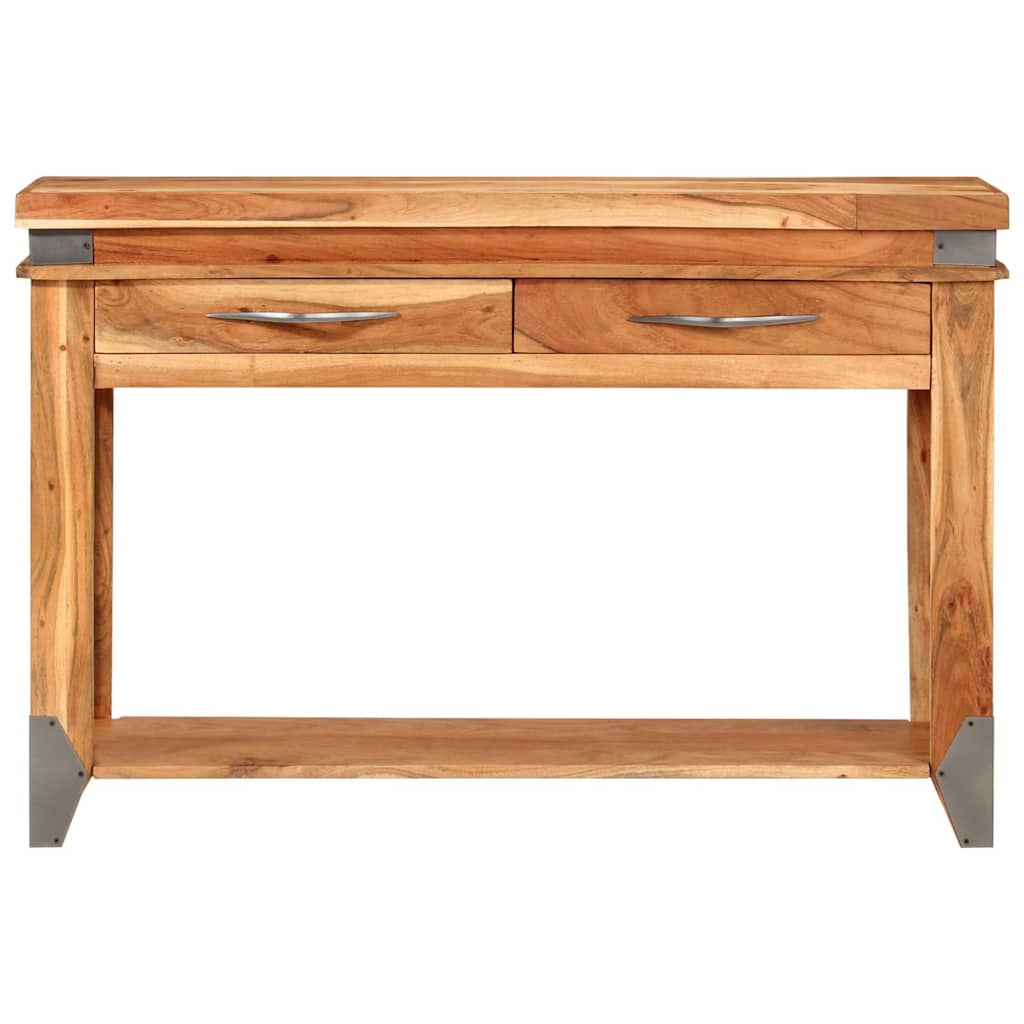 Vidaxl wandtafel 110x34x74 cm massief acaciahout